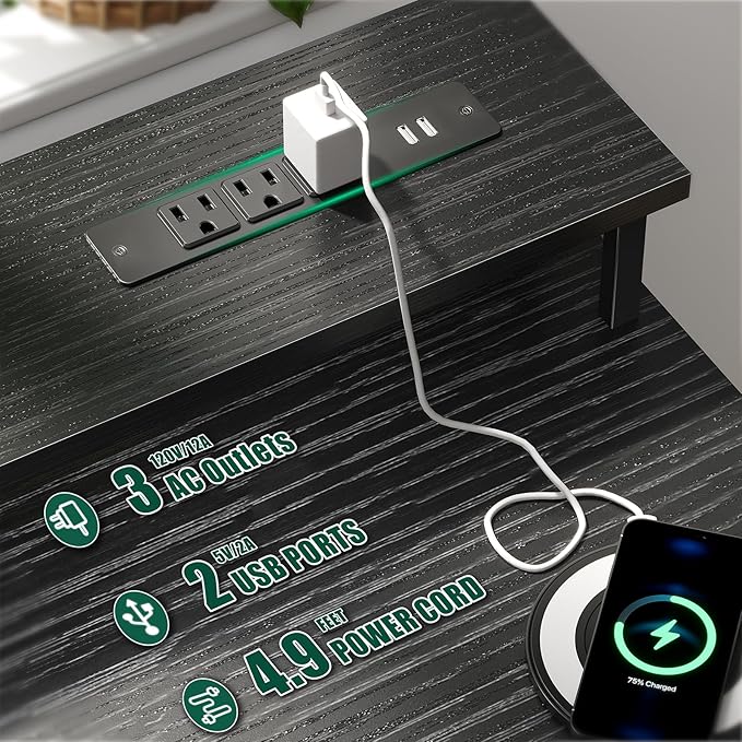 47 Inch Computer Gaming Desk - Image 4