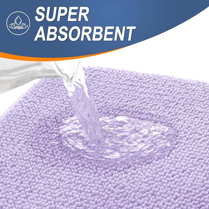 OLANLY Thick Memory Foam Bath Mat Rug 30x20, Extra Soft Absorbent Bathroom Rug - Image 3