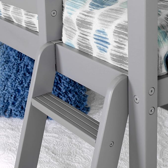 Max & Lily Twin Over Twin Low Bunk Bed - Image 8