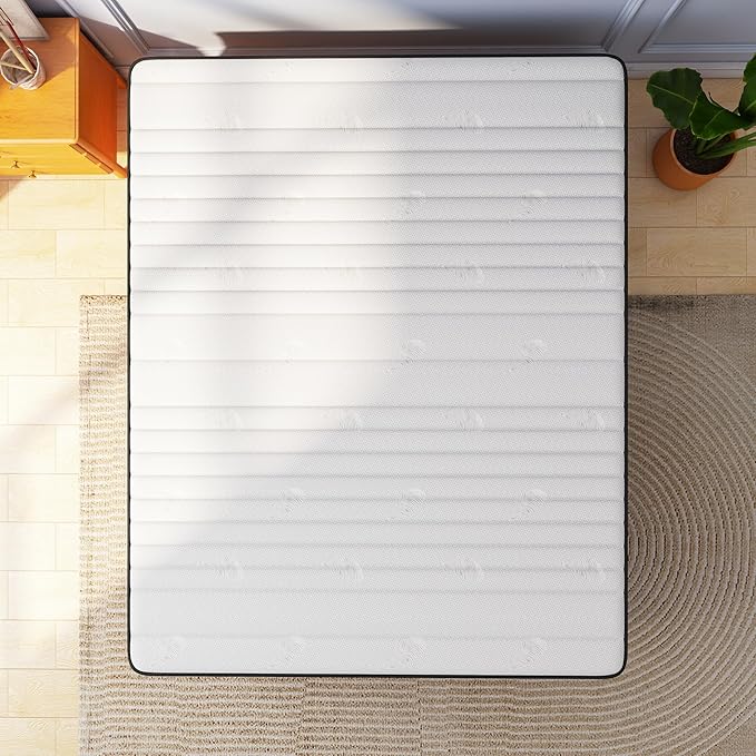 Queen Mattress, 12 Inch Queen Size Mattress Bed in a Box, Memory Foam & Pocket - Image 5