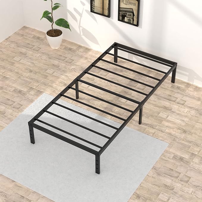 16 Inch Twin XL Bed Frames, Metal Platform Twin XL Bed Frame - Image 4