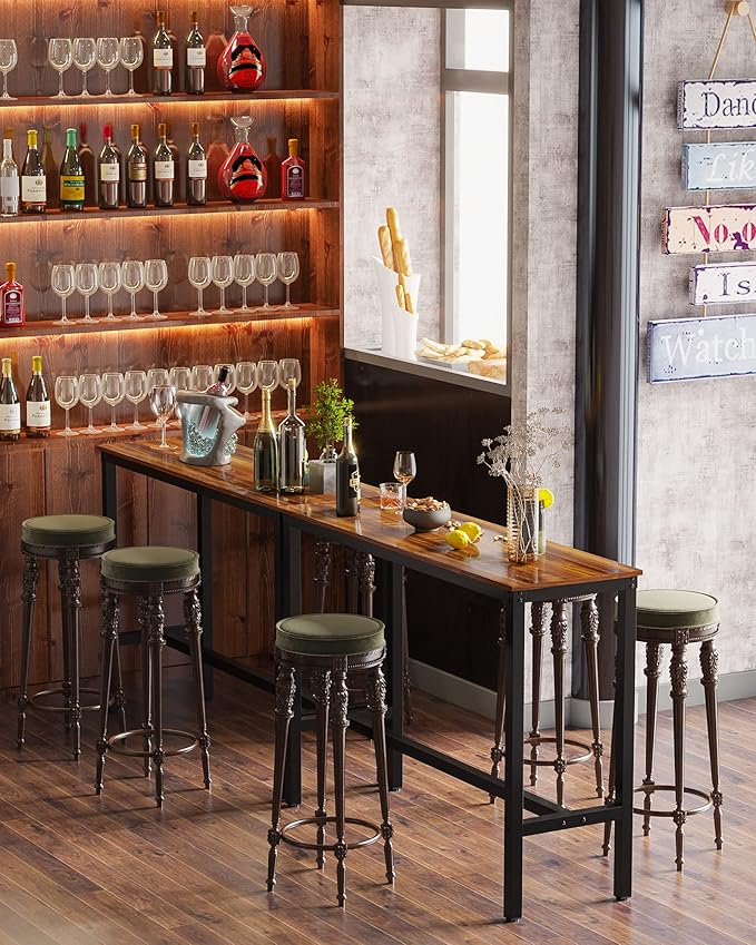 Teraves Bar Table, Bar Height Pub Table, Counter Height Table - Image 2