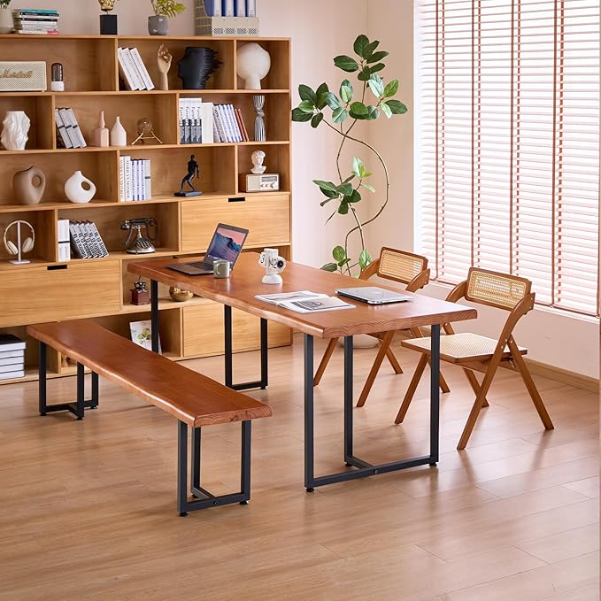 Durable Solid Wood Top Bench - Image 9