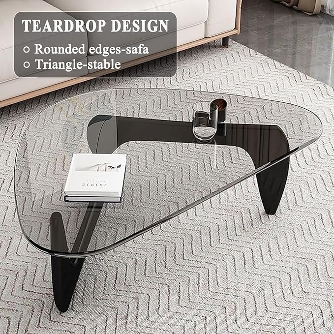 Mid Century Modern Glass Coffee Table, Elegant and Functional Coffee Tables - Image 4