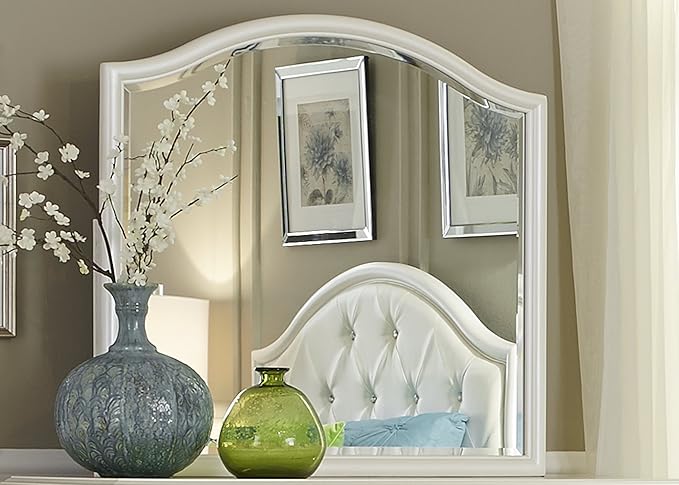 Liberty Furniture Industries Stardust Mirror, Iridescent White by LibertyFurniture