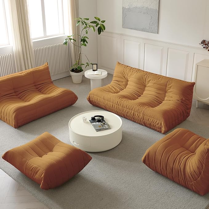 Luxury Ottomans, Modern Square Foot Rest - Image 6