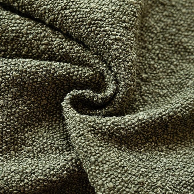 Foindtower Pack of 2 Textured Boucle Throw Pillow Covers Accent Solid Pillow - Image 3