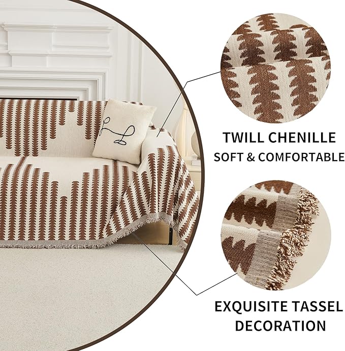 HAOMAIJIA Boho Sofa Covers Couch Covers - Image 7