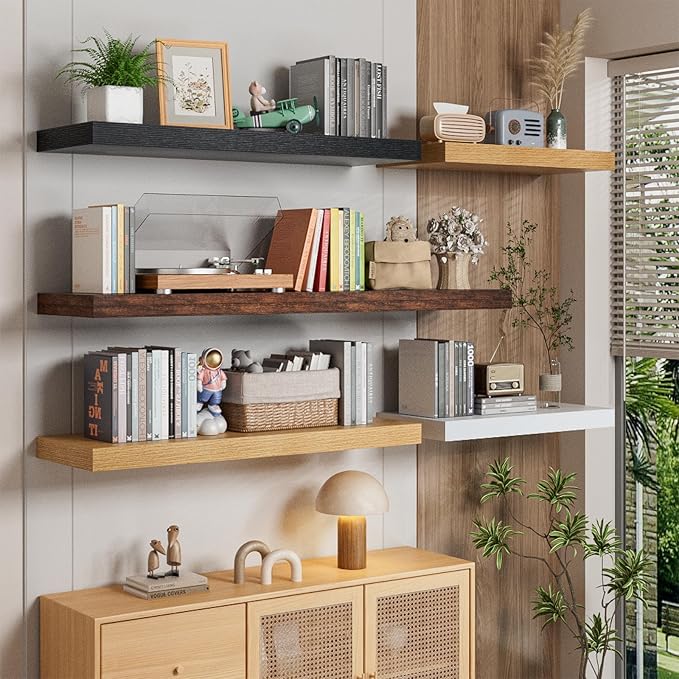 Heimlove 36 Inch Long Floating Shelf - Image 2