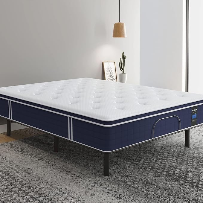 Coolvie Queen Mattress Firm, Strong Coils Hybrid Mattresses - Image 2