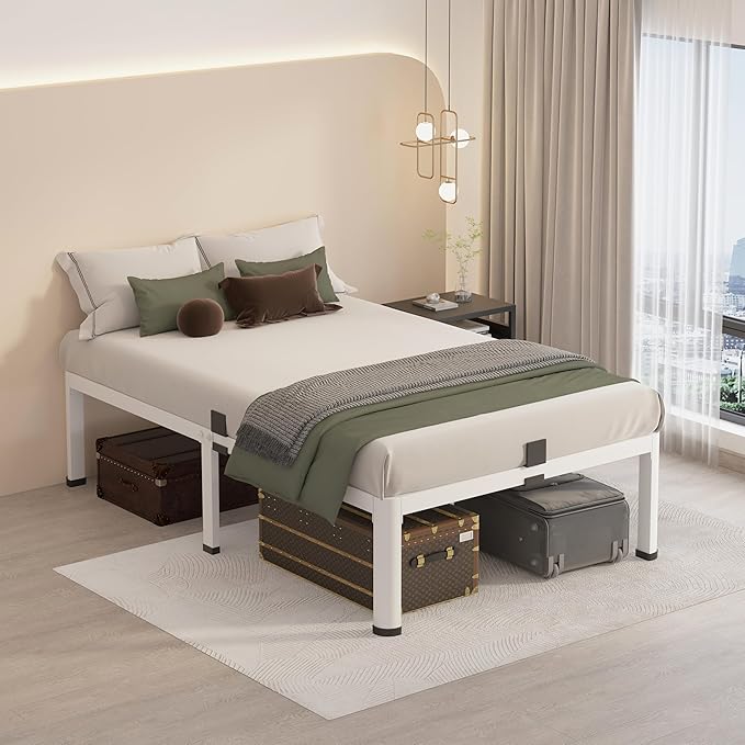 MAF 18 Inch Twin XL Bed Frames White - Image 4