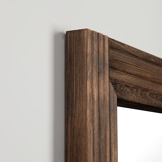 YOSHOOT Hand-Made Wooden Spliced Wall Mirror - Image 7