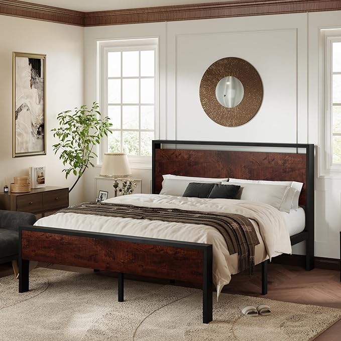Allewie Queen Size Platform Bed Frame - Image 3