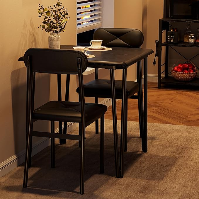 GarveeHome Dining Table Set for 2, Kitchen Table - Image 3