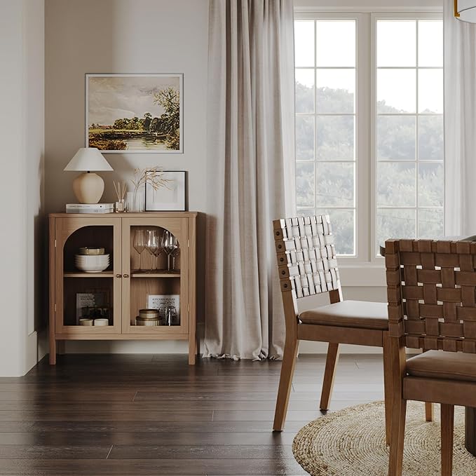 Nathan James Mason Modern Farmhouse Storage Cabinet, Free Standing Accent - Image 5