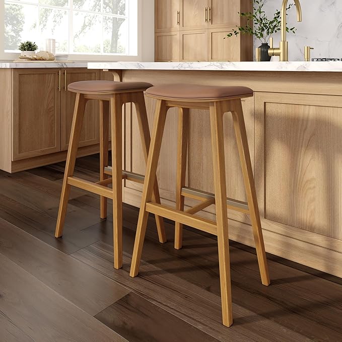 Plank+Beam Beryl Bar Height Stool - Image 8