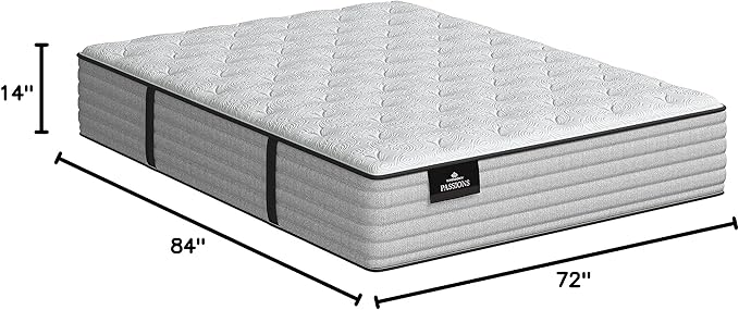 Kingsdown Passions Aspiration 14" Plush Hybrid Mattress, California King - Image 2