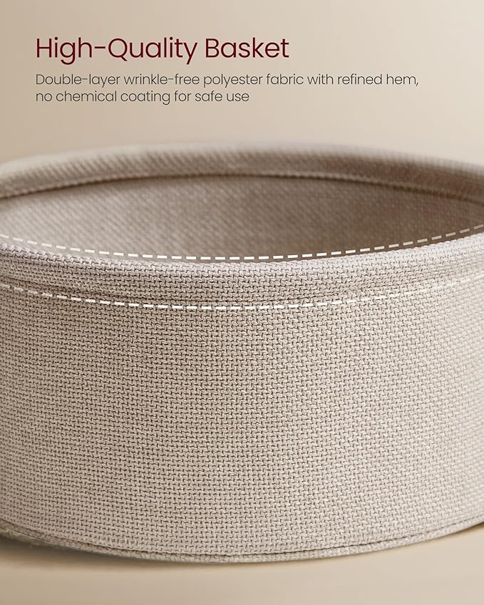 VASAGLE Small Round Side End Table, Modern Nightstand - Image 6