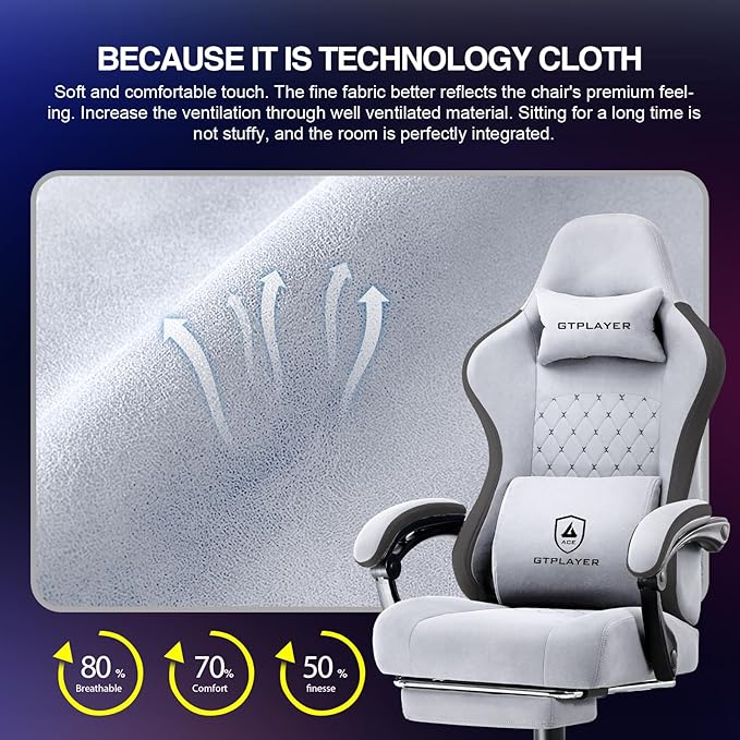 GTPLAYER Gaming Chair, Computer Office Chair - Image 7