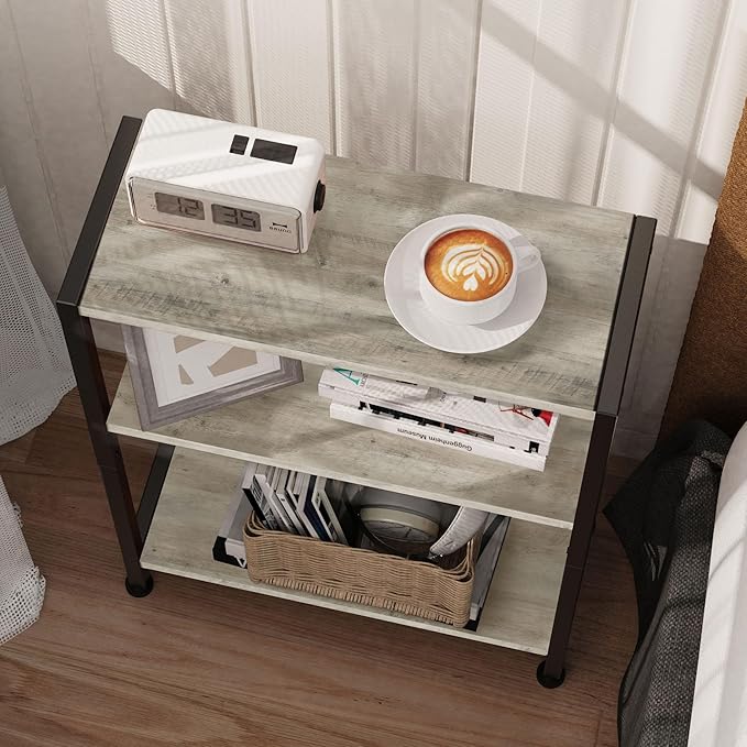 3-Tier Side Table, Small EndTable, Sofa SideTable - Image 7