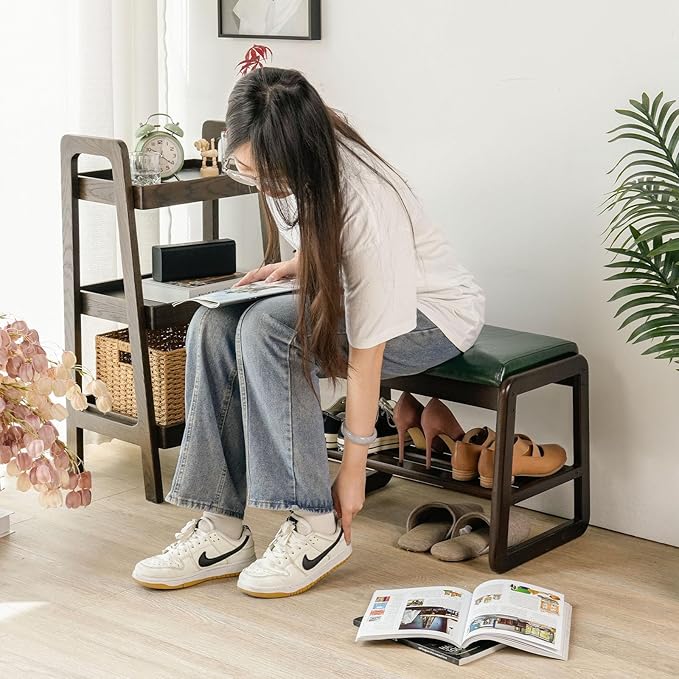 Shoe Bench, Entryway Bench - Image 5
