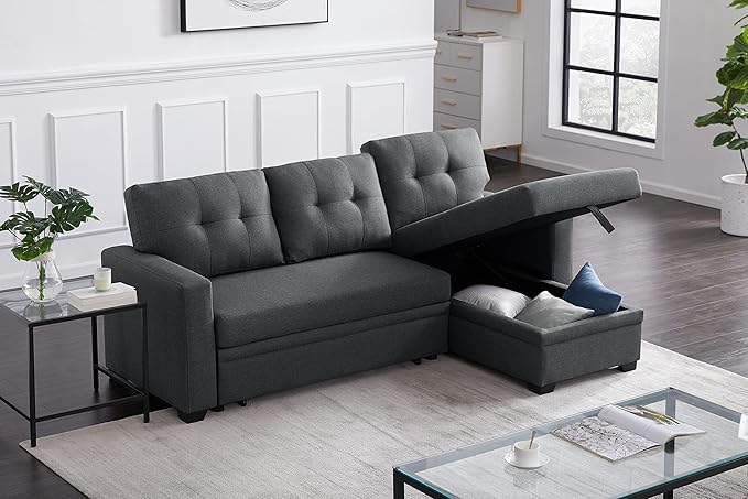 Devion Furniture Garisa 4-in-1 Convertible L Shaped Couch - Image 2