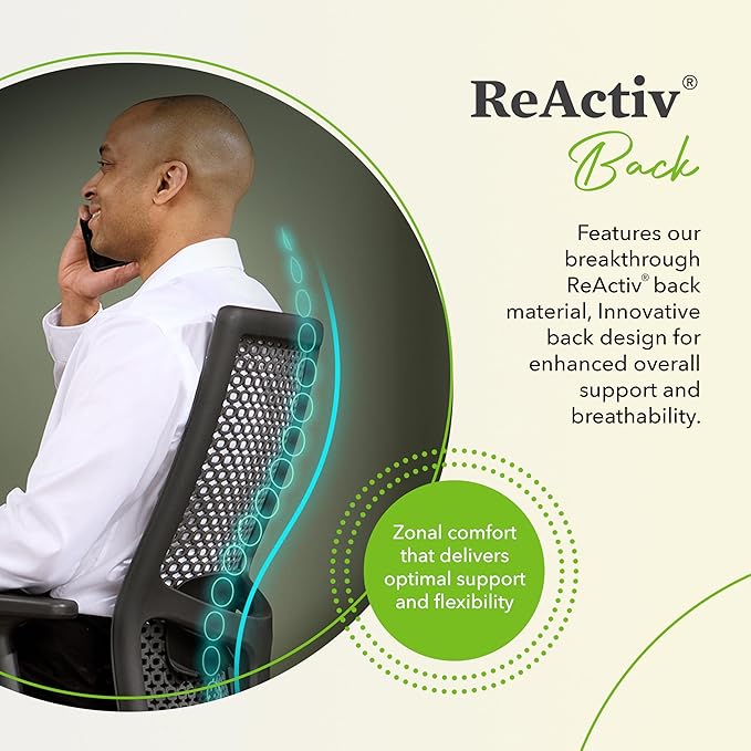 HON Ignition 2.0 ReActiv Ergonomic Office Chair, Standard Synchro-Tilt Recline - Image 5