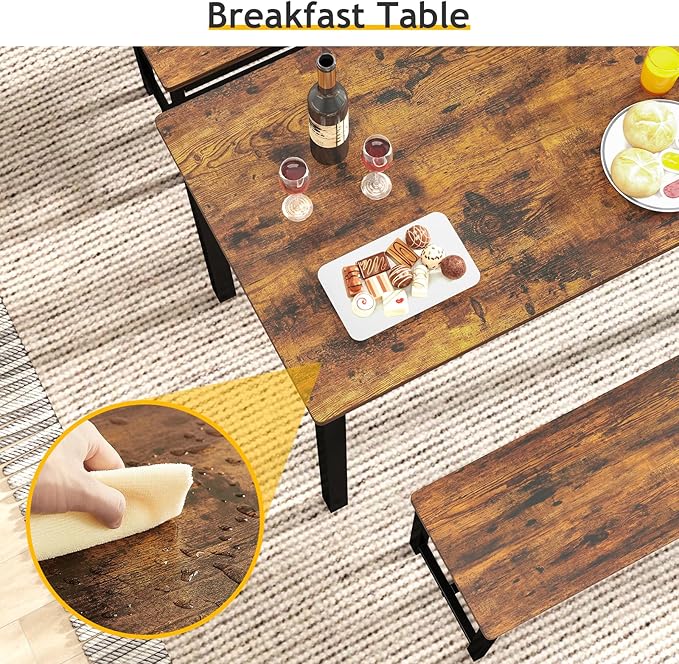 Rovibek Dining Table Set for 4 - Image 4