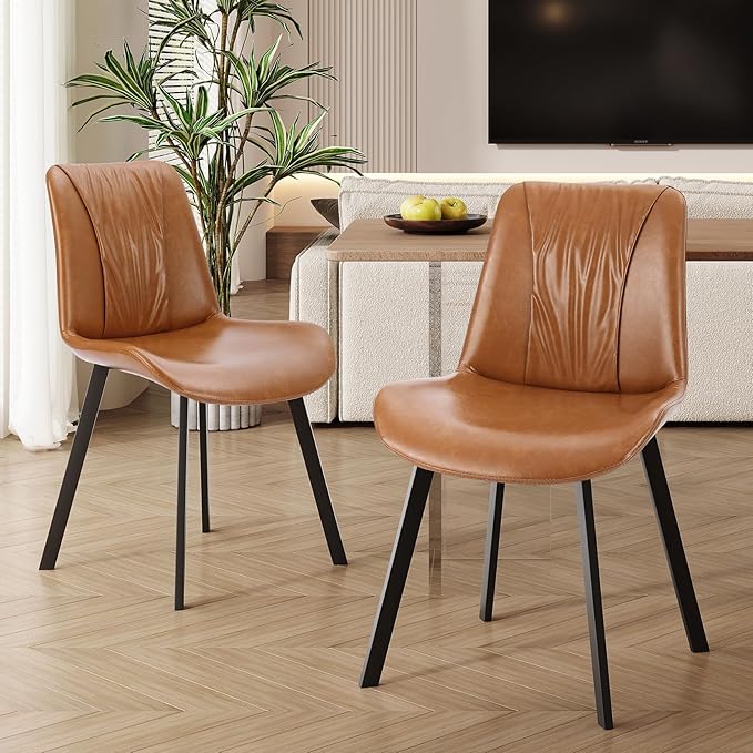 Upholstered Dining Chairs Set of 4, Modern Kitchen & Dining Room Chairs - Image 2