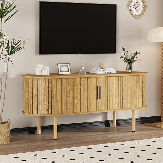 GarveeHome 47.2" TV Stand, Modern TV Console Table - Image 8