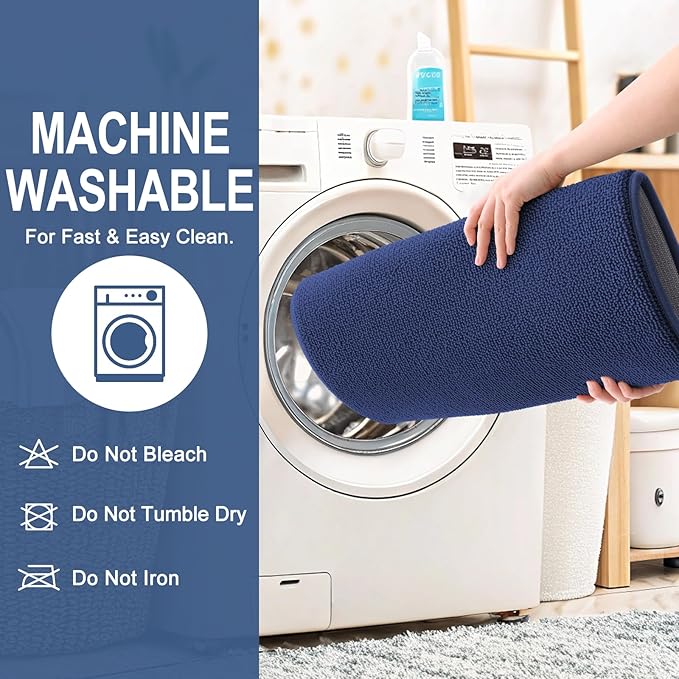OLANLY Thick Memory Foam Bath Mat Rug 36x24, Extra Soft Absorbent Bathroom Rug - Image 6