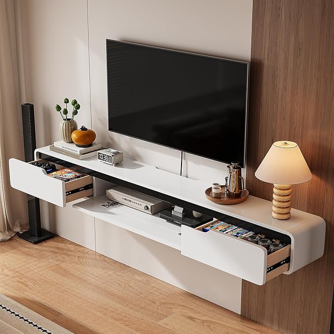 Fully-Assembled Floating TV Stand - Image 4