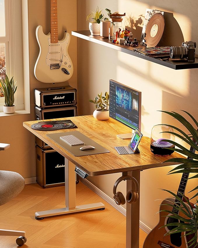 ErGear Height Adjustable Electric Standing Desk, 55 x 28 Inches Sit Stand up - Image 4