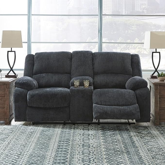 Signature Design by Ashley Draycoll Power Double Reclining Loveseat - Image 2