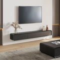 POVISON Fully Assembled Floating TV Stand, 63 inch Modern TV Stand by POVISON