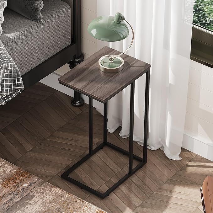 WLIVE Side Table Set of 2, C Shaped End Table Sets, Small Sofa Side Tables - Image 4