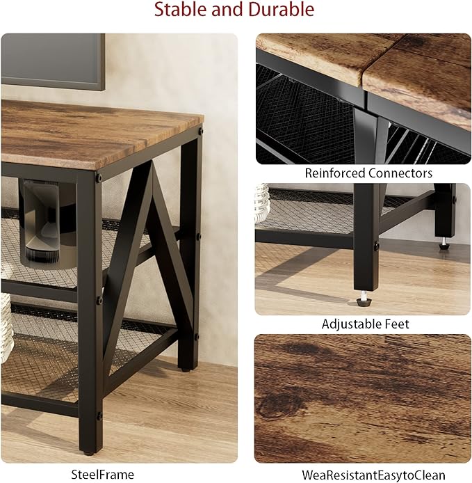TV Stand for TVs up to 65 Inch, Entertainment Center for Living Room - Image 3