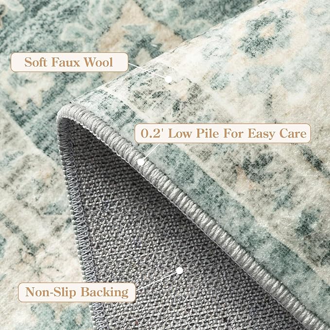 LIVEBOX Washable 2x8 Runner Rug - Image 5