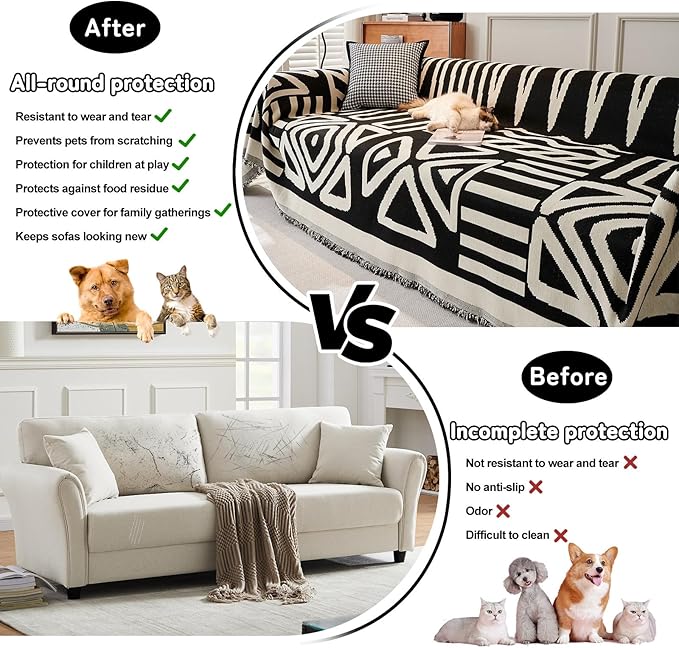 HANDONTIME Boho Armchair Slipcovers - Image 7