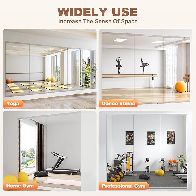 Hasipu Home Gym Mirror 79" L x 36" W - Image 6