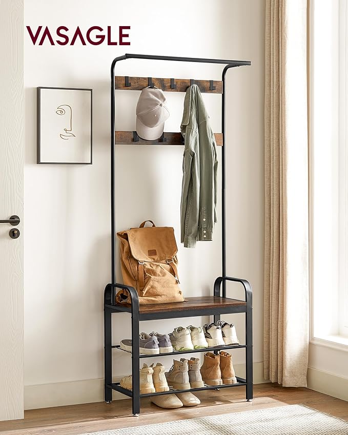 VASAGLE 6-Tier Bookshelf, Tall Display Shelf, Freestanding Storage Shelf - Image 7