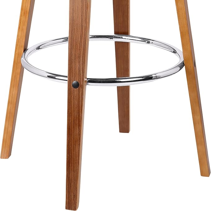 Armen Living Jayden Mid Century Modern Swivel Bar Stool - Image 15