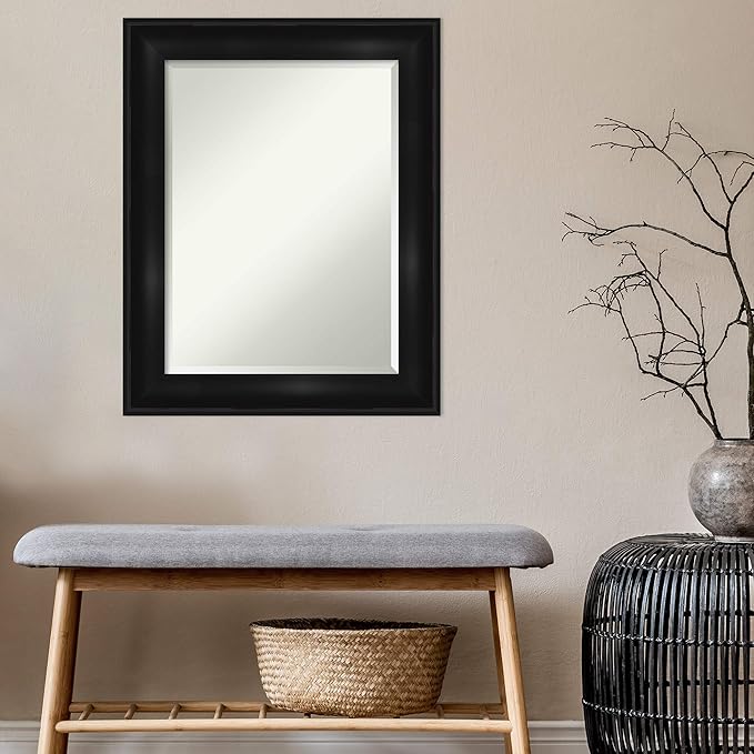 Amanti Art Black Bathroom Mirror - Image 5