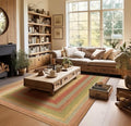 Azalea Multicolor Braided Area Rug, 4x6' Rectangle by Homespice