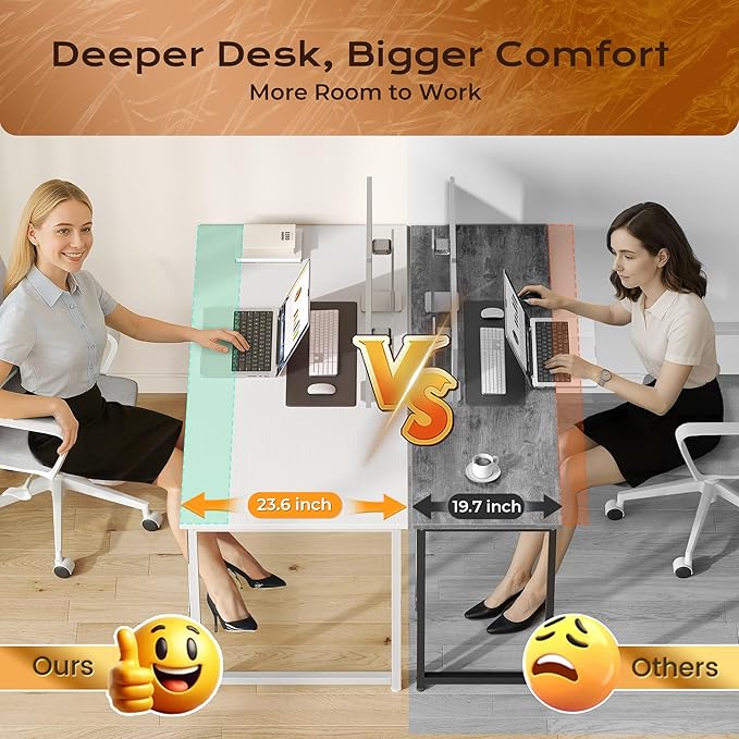 PRAISUN 48 X 24 Inch Computer Desk - Image 4