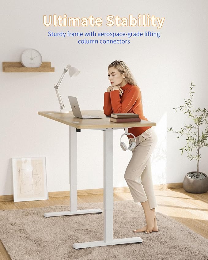 YIHAYO Electric Standing Desk, 55 x 24 Inches Stand Up Desk - Image 4