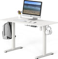 SHW 48-Inch Electric Height Adjustable Sit to Stand Desk by SHW