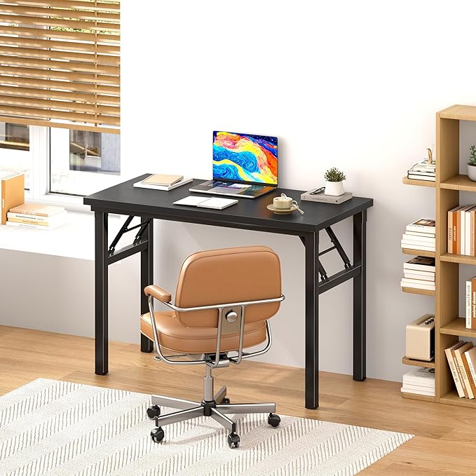 SDHYL 31.5inchesNo Assembly Foldable Computer Desk - Image 2
