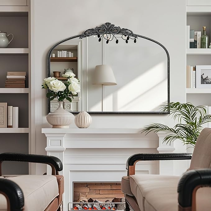 Micasso Black Vintage Mirror, Living Room - Image 5