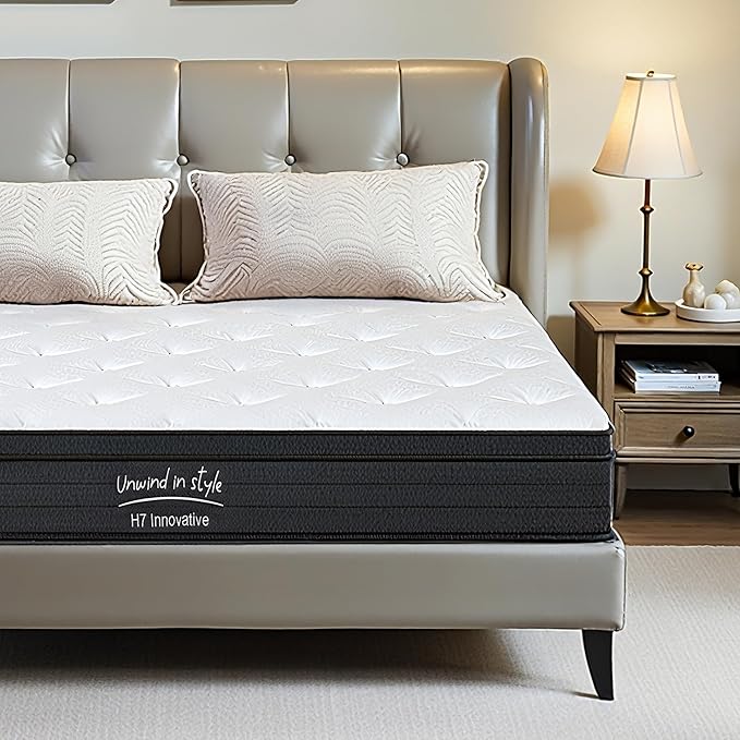 King Size Mattress, 12 Inch 5-Zone Pocket Spring Hybrid Mattress - Image 2